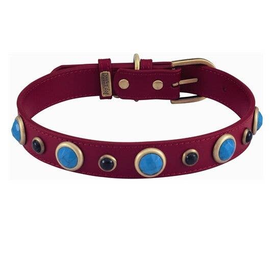 Purple Gem Dog Collar Glamour Dog Collar